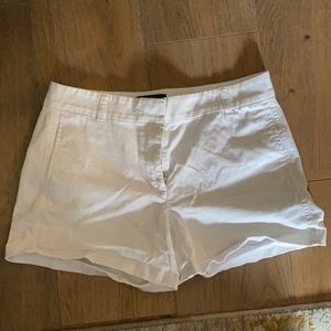 White j.crew chino shorts